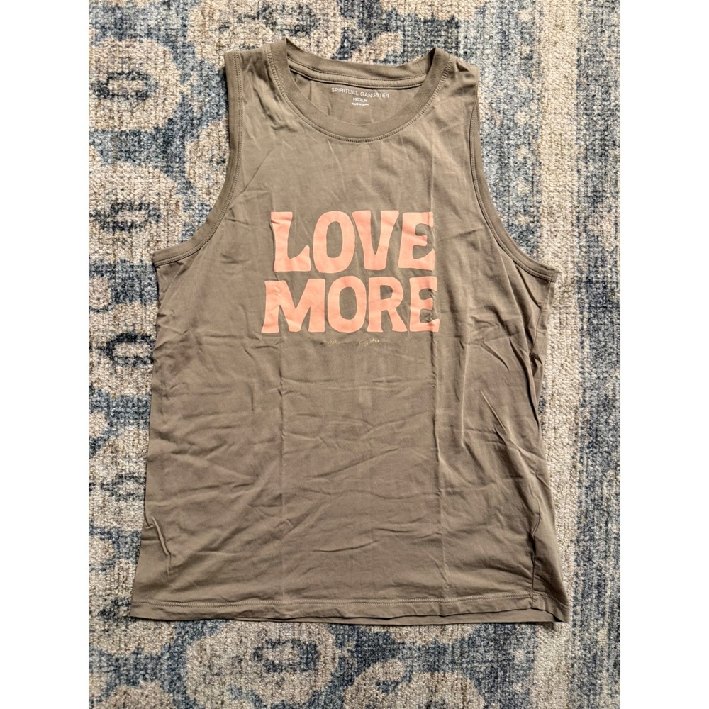 Spiritual Gangster Live More Tank‎ Size Medium Excellent Condition